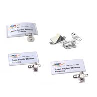 Name badges with clamp